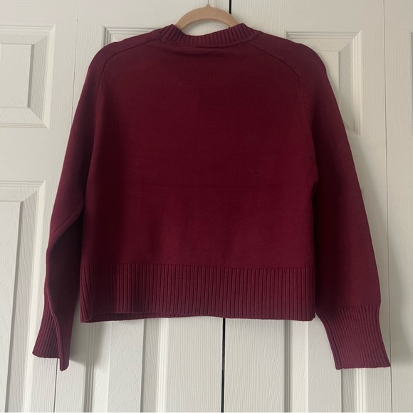 Women's TRUTH Burgundy Sweater size S - Picture 3 of 4